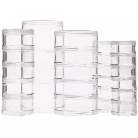 Stackable Bead Containers, Hobby Lobby